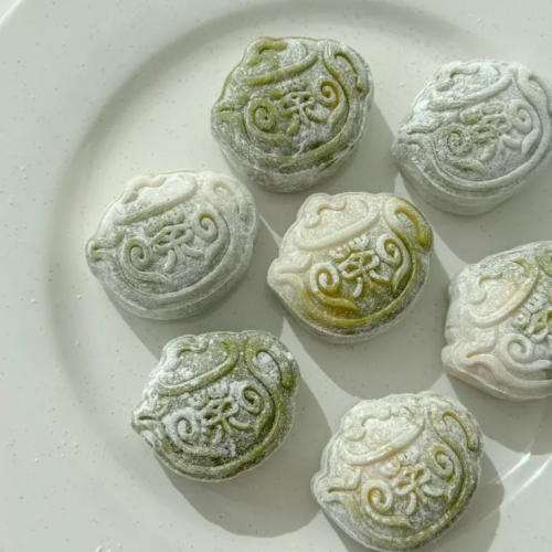 Genmaicha Lava Kinako Snow Skin Mooncakes - likebyregina