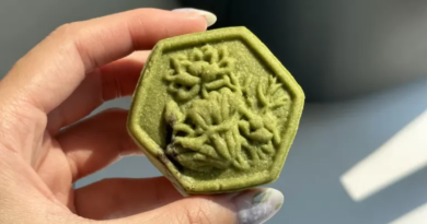 Air Fry Matcha Mochi Mooncakes with Cookie Crust - likebyregina