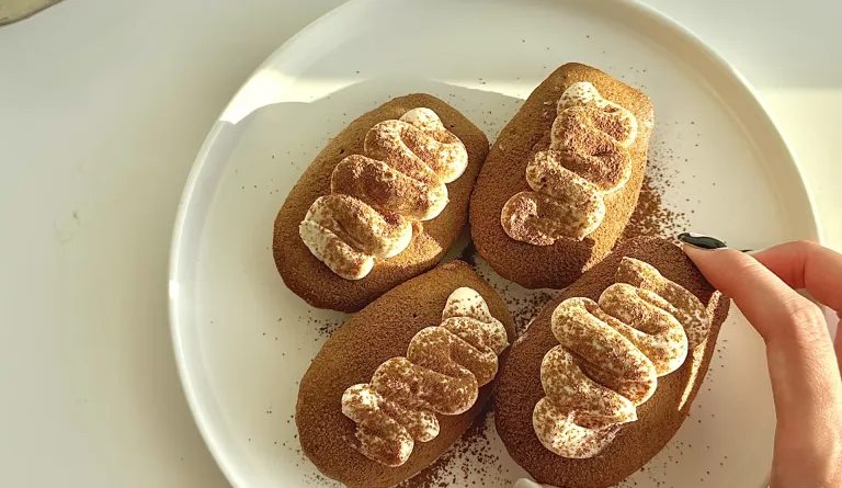 Chocolate Tiramisu Madeleines - likebyregina