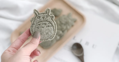 Black Sesame Totoro Cookies