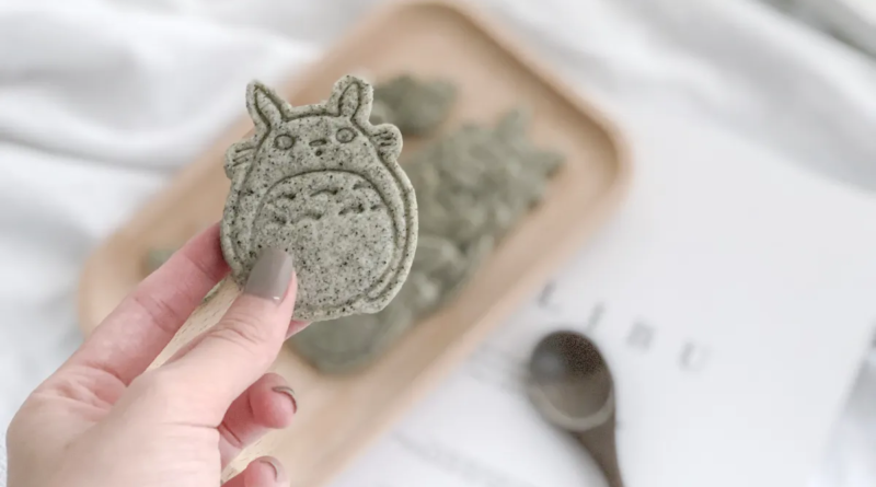 Black Sesame Totoro Cookies