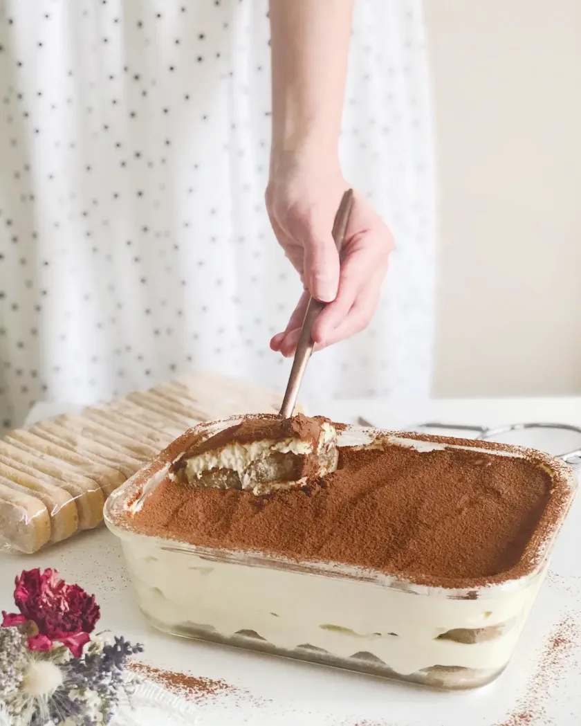 Authentic Italian Tiramisu without Whipping Cream