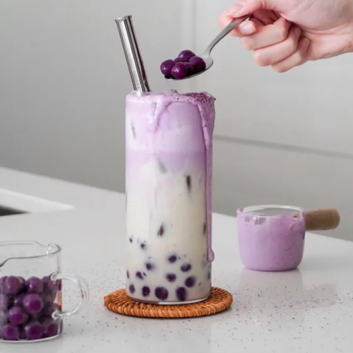 2-Ingredient Purple Yam Pearls (Ube Pearls) - likebyregina