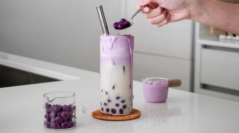 2-Ingredient Purple Yam Pearls (Ube Pearls) - likebyregina