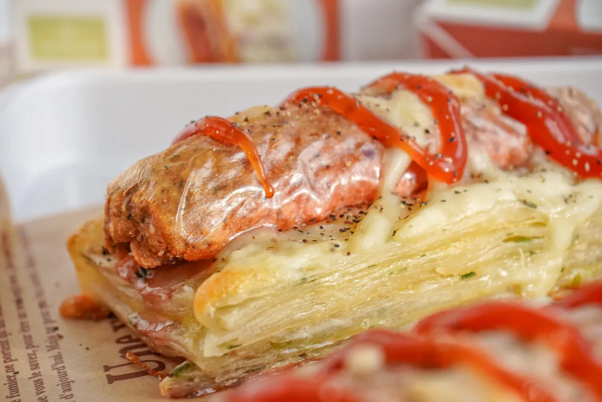 5-Minute Hotdog with Scallion Pancakes