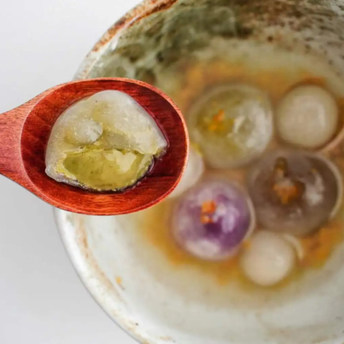 Crystal Tang Yuan with Jasmine Tea Lava Filling - likebyregina