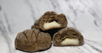 Hojicha mochi melon pan - likebyregina