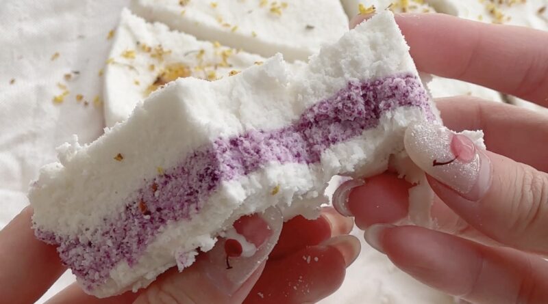 Baekseolgi Purple Yam Steamed Rice Cake - likebyregina